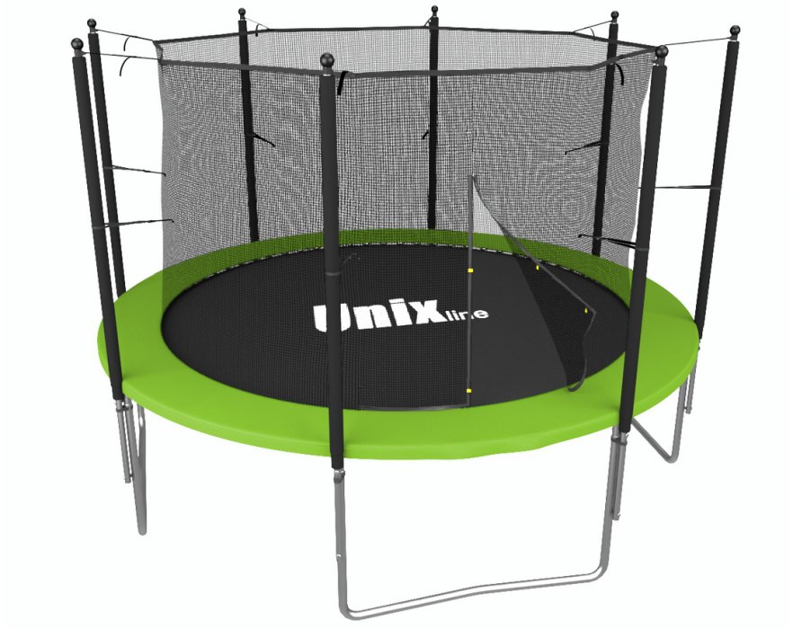 Батут UNIX line Simple 8 ft Green (inside)